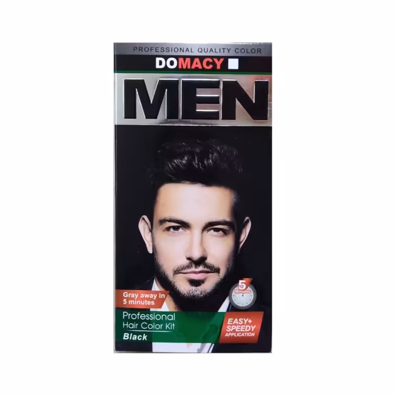 کیت رنگ موی مردانه دوماسی - مشکی MF1