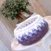 تریکو ونوس .سیسمونی .ست آشپزخانه .سبد نان و سبزی .