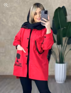 مانتو اسپرت زنانه داکرون باربی مدل مانتو