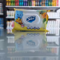 تنو دستمال مرطوب دست صورت و بدن معطر 60 عددی