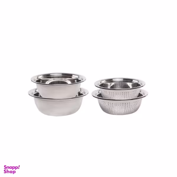 ست آبکش و لگن کد UN20-26 مجموعه 4 عددی