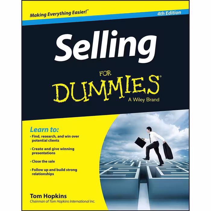 کتاب زبان اصلی Selling For Dummies اثر Tom Hopkins انتشارات For Dummies