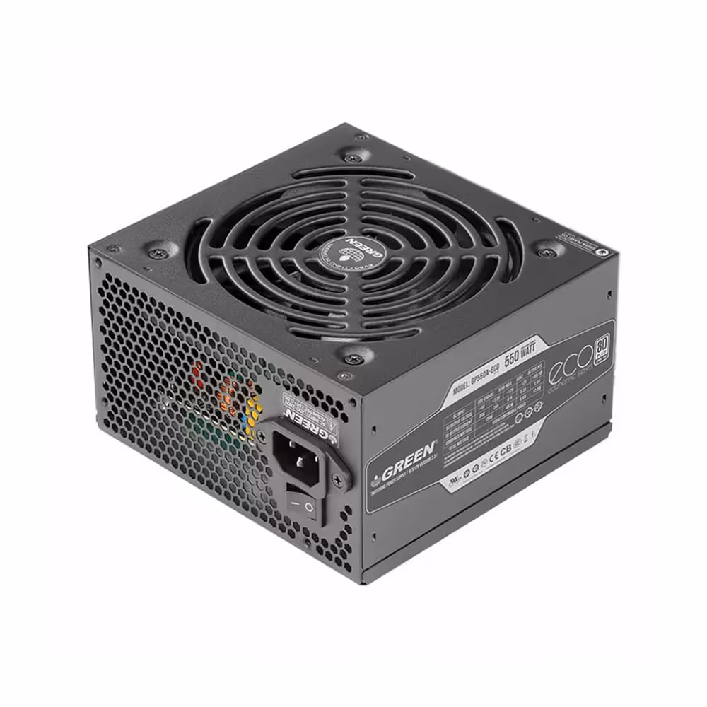 پاور گرین مدل GREEN GP550A-ECO Rev3.1 550W