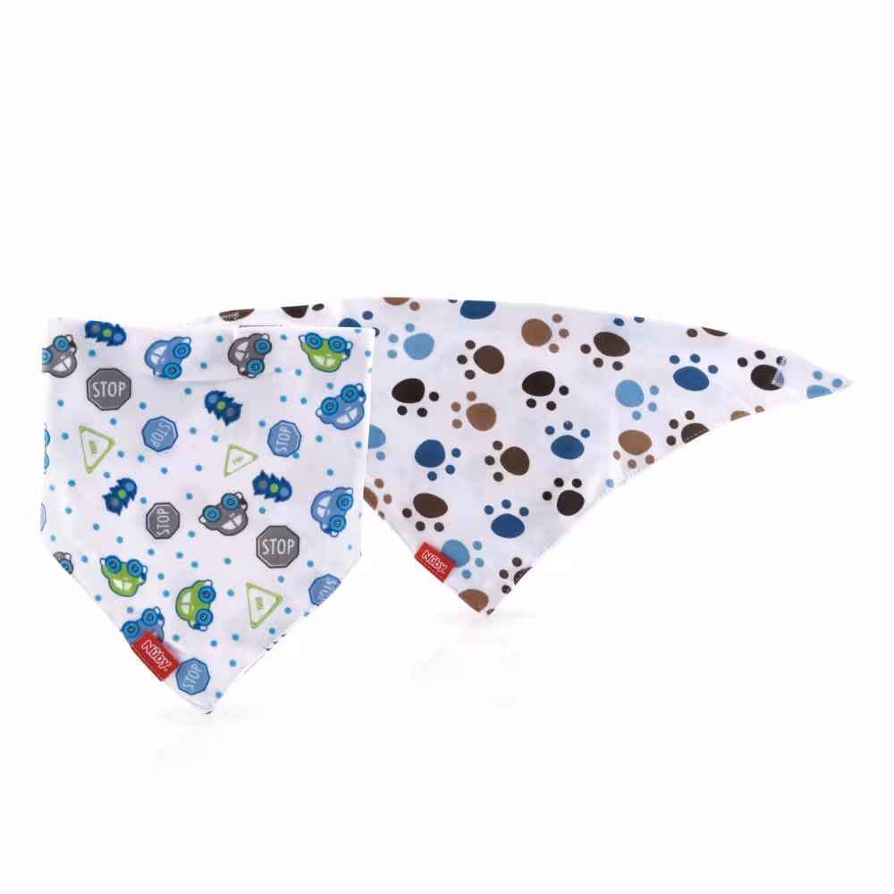 پیشبند پارچه ای نابی NUBY بسته 2 عددی