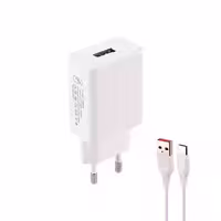 شارژر دیواری Sky Dolphin 12W مدل SC36T   کابل تایپ سی