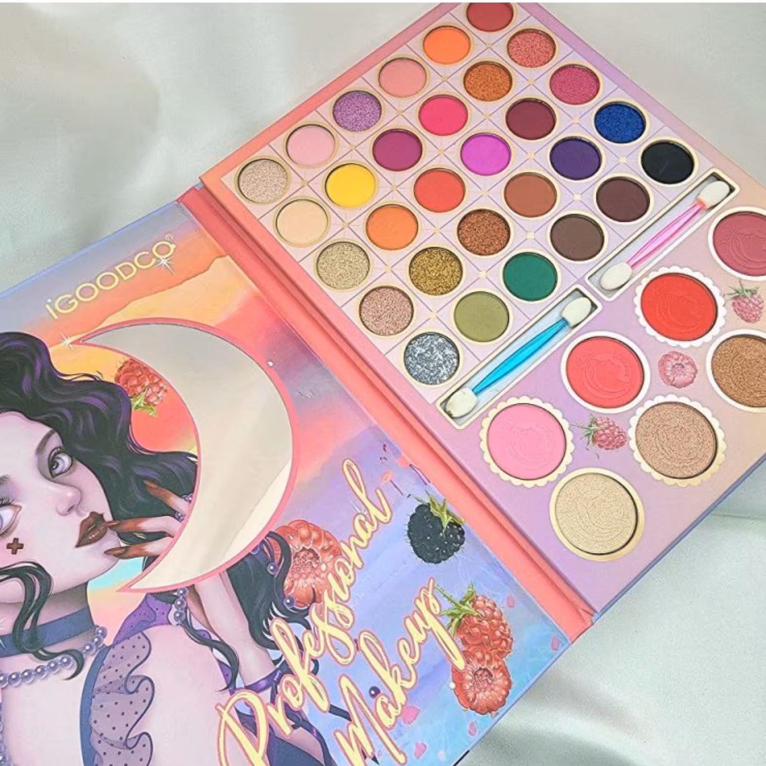 سایه دختر مو مشکی 38 رنگ