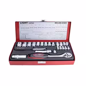 جعبه بکس 24 پارچه 3/8، 1/8 درایو لایت مدل LIGHT GO2324MR