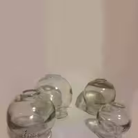 ست بادکش شیشه ای