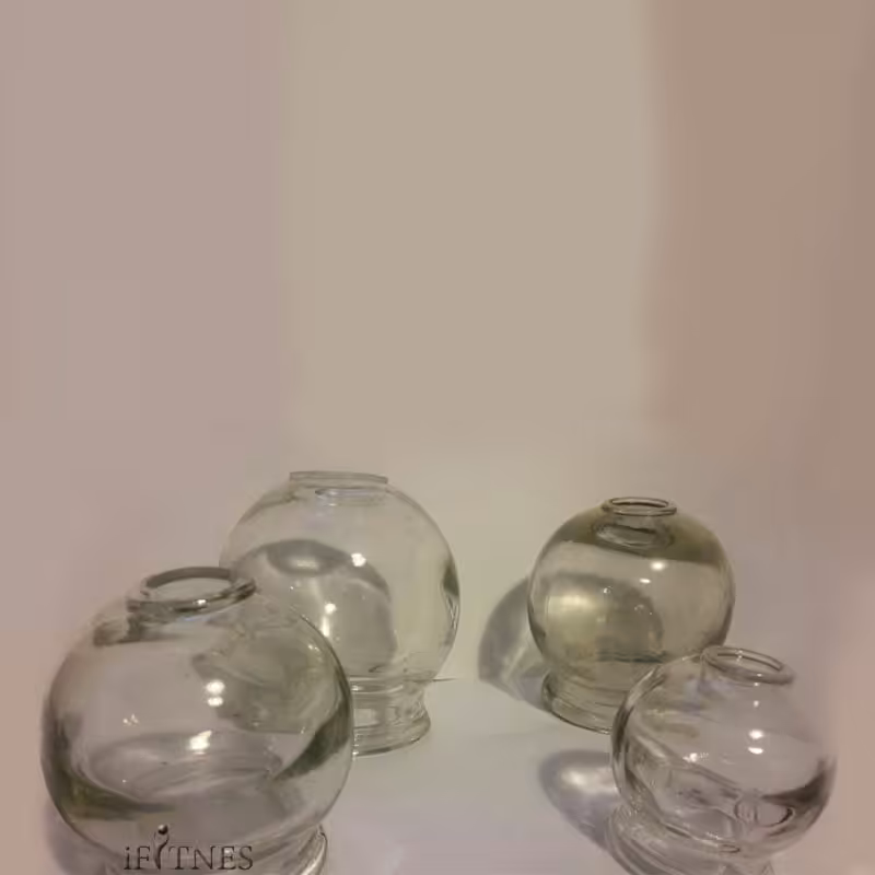 ست بادکش شیشه ای