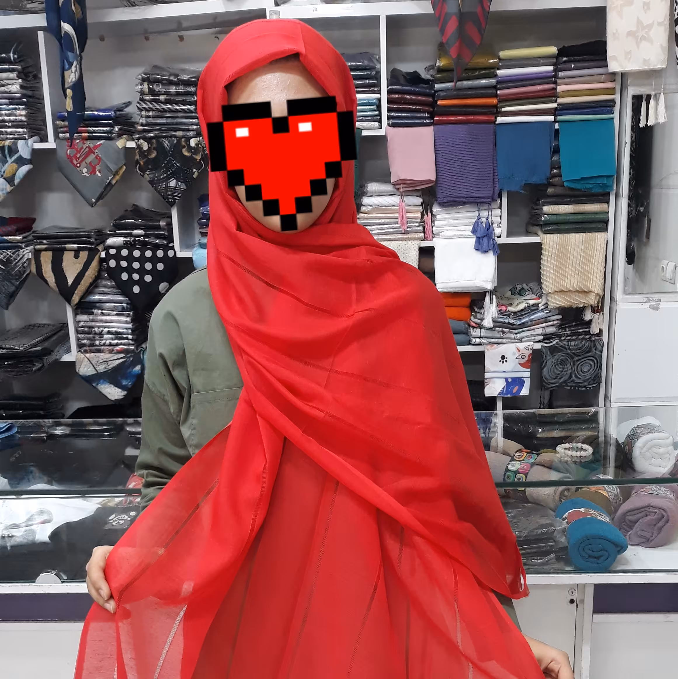 شال نخی عرض بلند