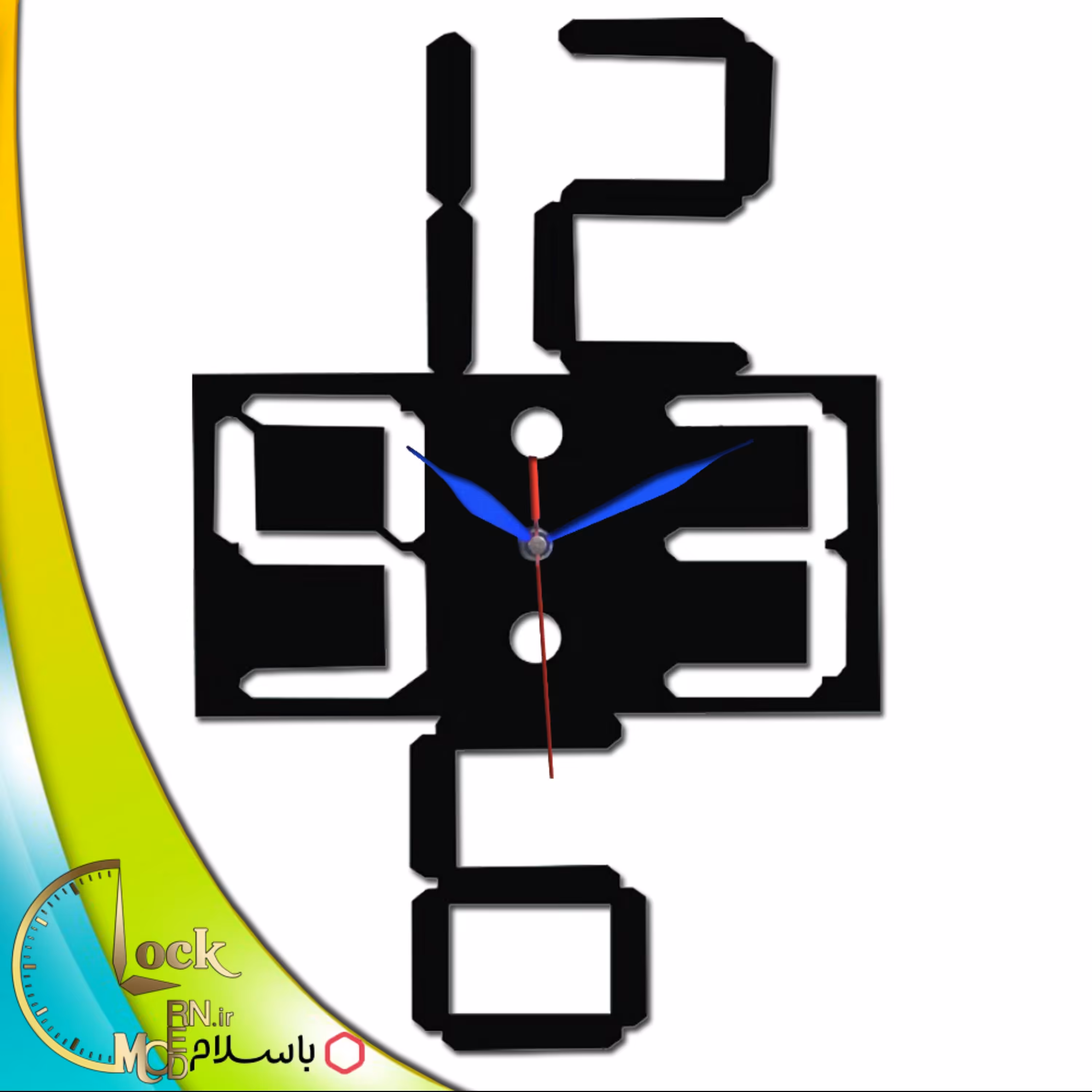 ساعت دیواری طرح فانتزی کد 571