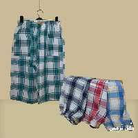 شلوارک مردانه راحتی طرح چهار خونه 2xl