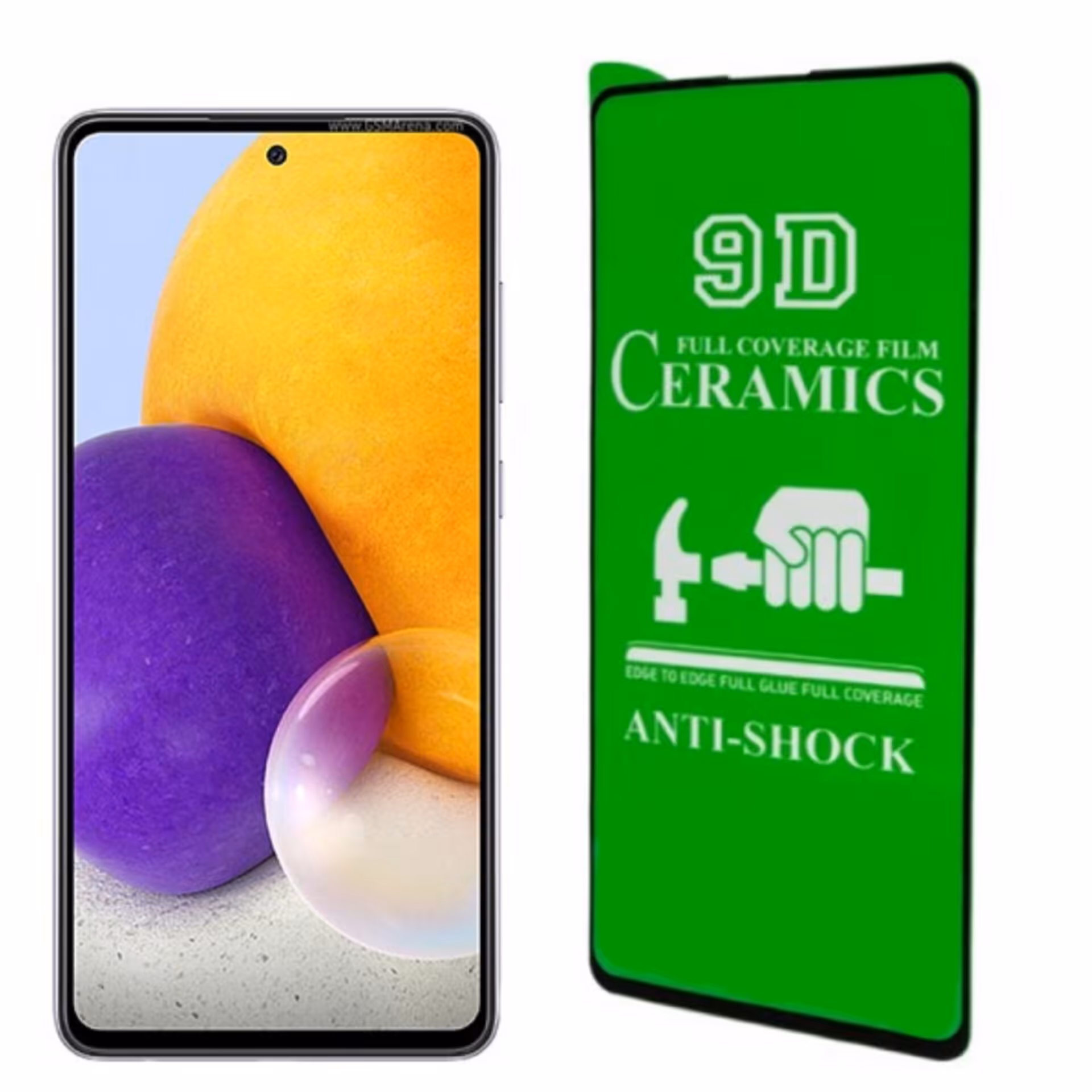 گلس سرامیکی سامسونگ samsung a72.A73.M52 5g(کیفیت عالی،ارسال فوری)