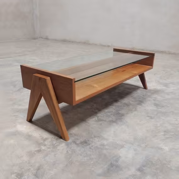 میز تلویزیون تمام چوب