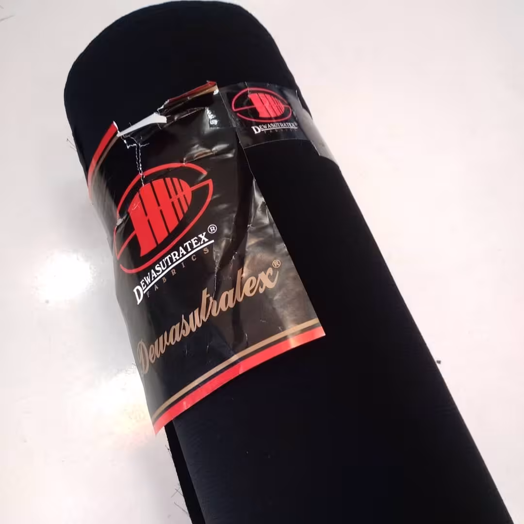 پارچه کریشه مشکی اندونزی اصل درجه یک 