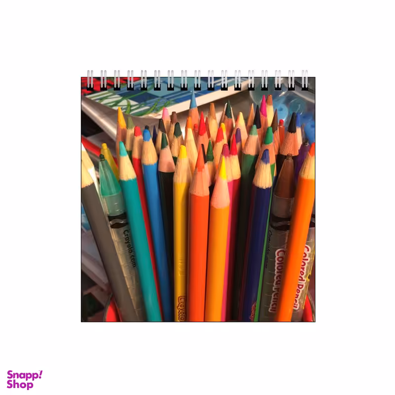دفتر طراحی 60 برگ طرح مداد رنگی و نقاشی کد 4603953