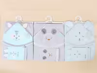 ست حوله کلاهدار و لیف little me
