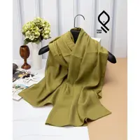 شال نخی اسلپ برند ارکیده پارت رنگی سبز ابعاد 190در72