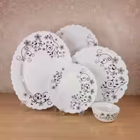 سرویس غذاخوری 25 پارچه آیروپال مدل روشان مشکی