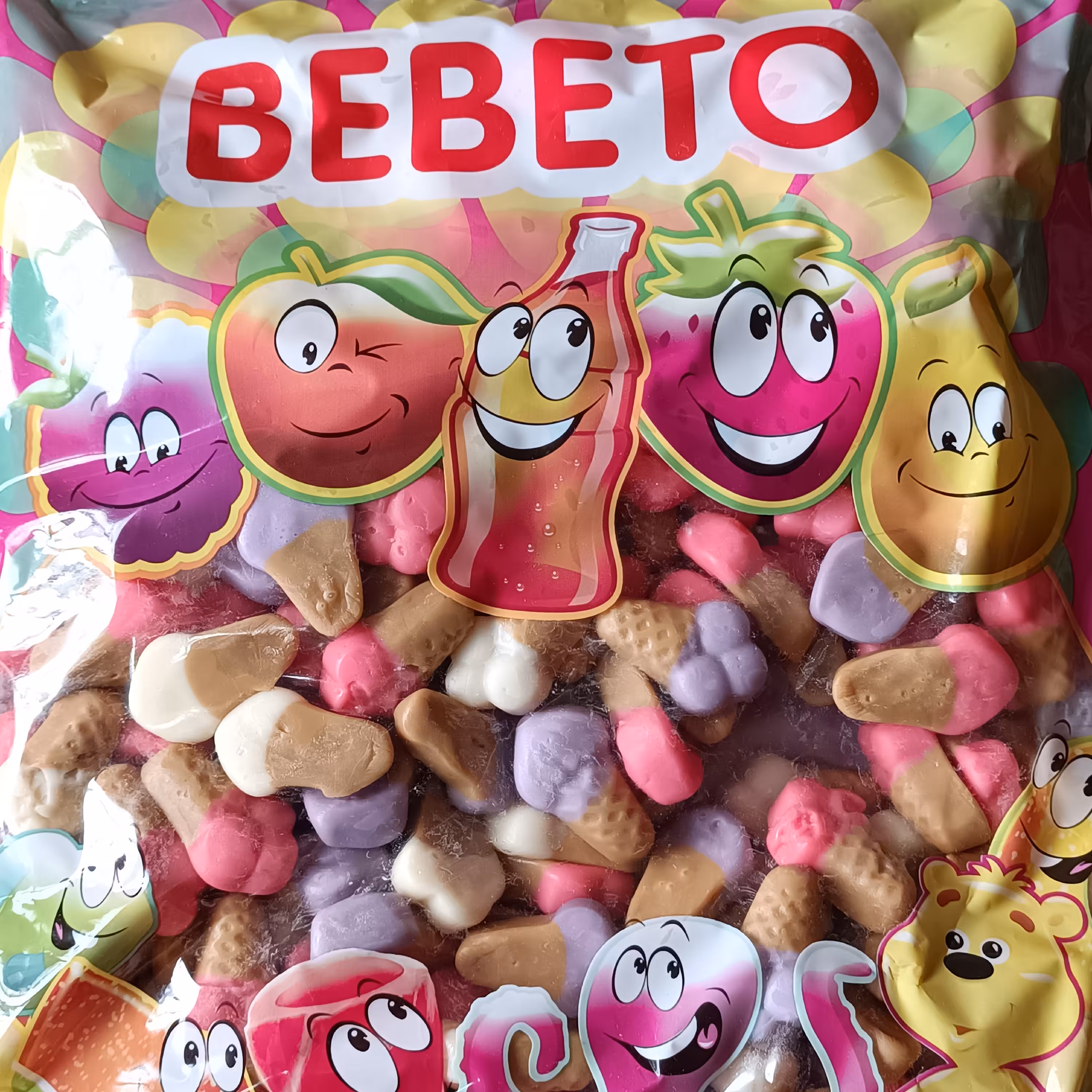 پاستیل بستنی ببتو 1000gپک12عددی