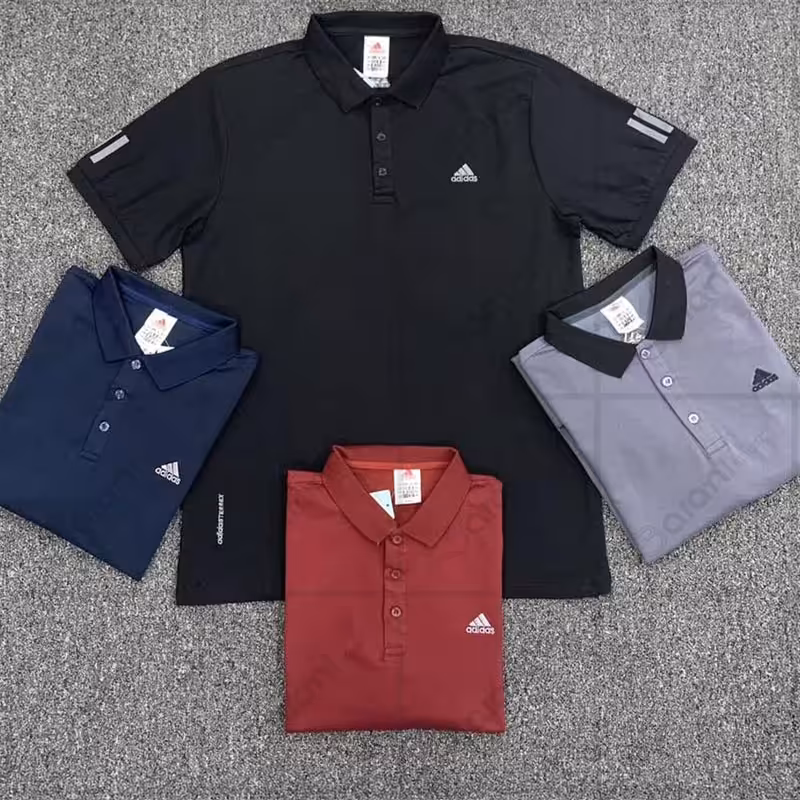 تیشرت نخی آدیداس مدل بزرگ سایز