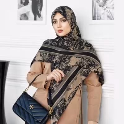 روسری طرح جنگل