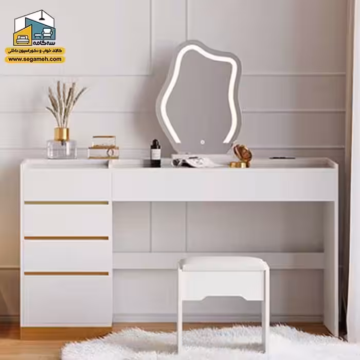 میز آرایش لامپ دار DMP238