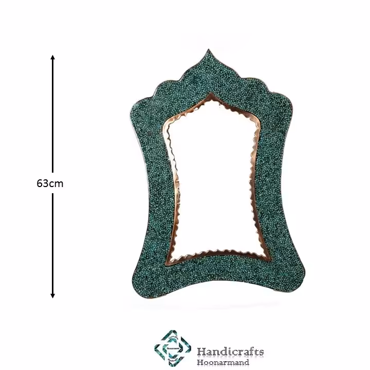 آینه چهار گوش سایز 5 فیروزه کوب