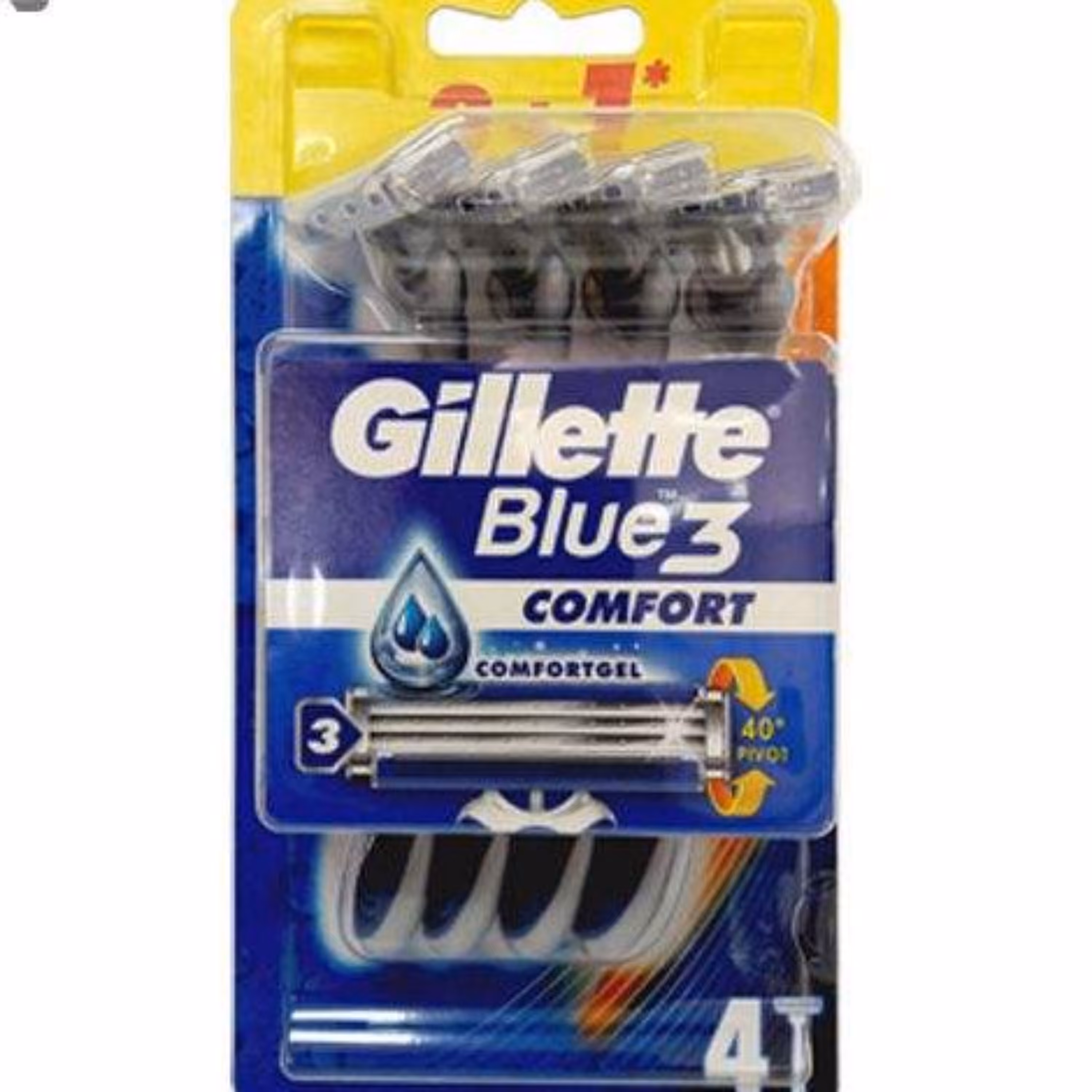 خود تراش ژیلت مدل بلوتری بسته 4 عددی