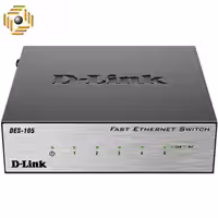سوییچ 5 پورت دسکتاپ دی-لینک مدل DES-105