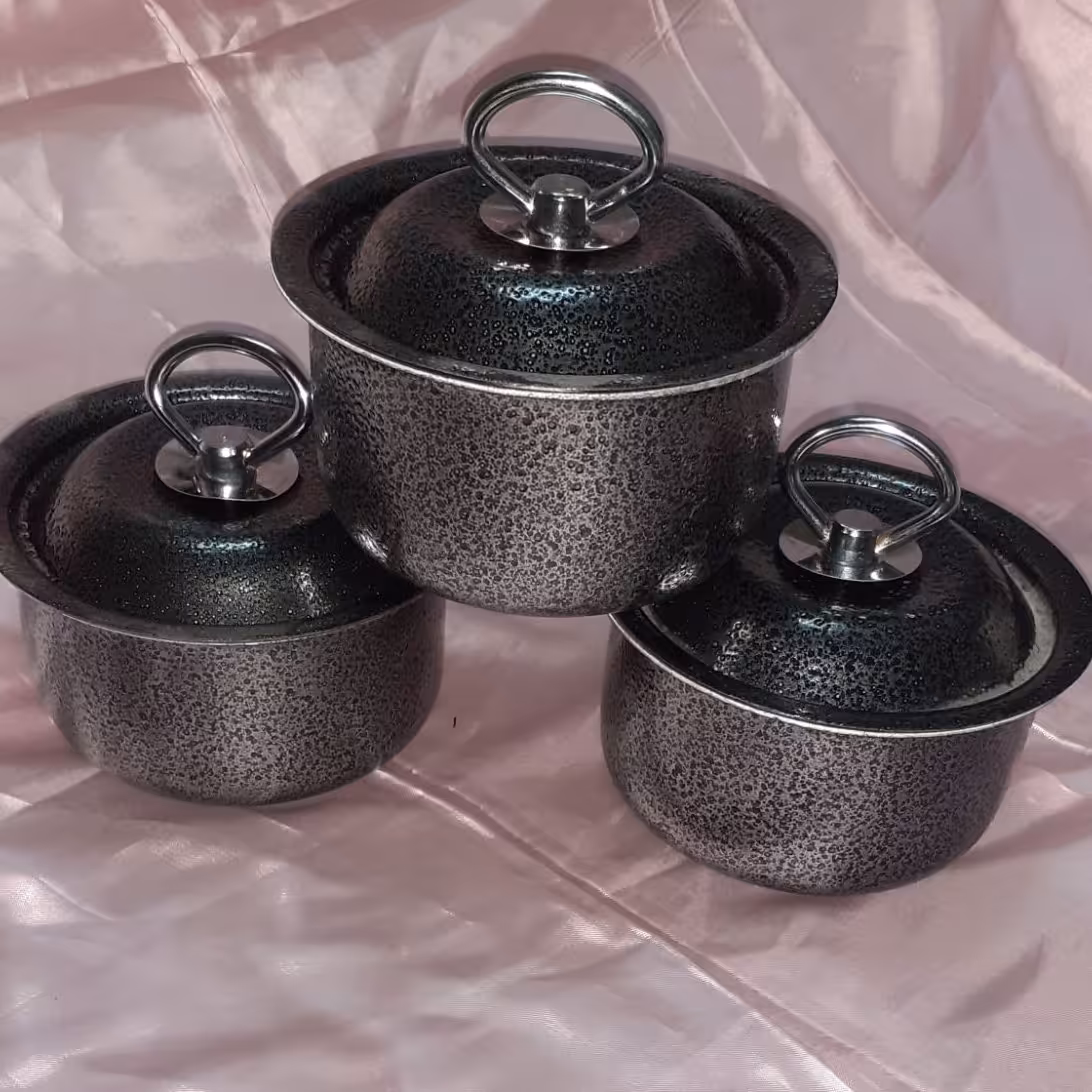 کته پزتفلون ،بسیارضخیم دسته دار،وبی دسته