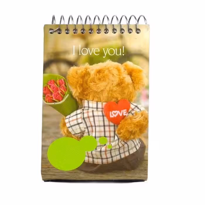 دفترچه یادداشت 60 برگ آونگ طرح خرس