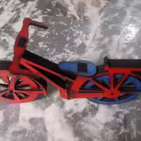 پازل چوبی دوچرخه 