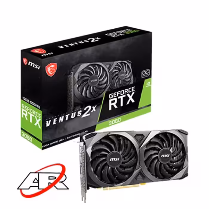 کارت گرافیک ام اس آی مدل Geforce RTX 3060 VENTUS 2X 12GB OC