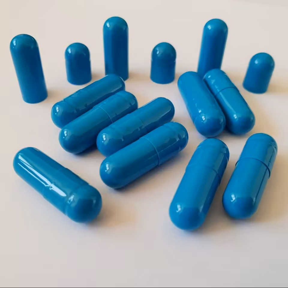 پوکه خالی ژلاتینی - 250 میل (سایز یک) 130 هزار عددی رنگ آبی
