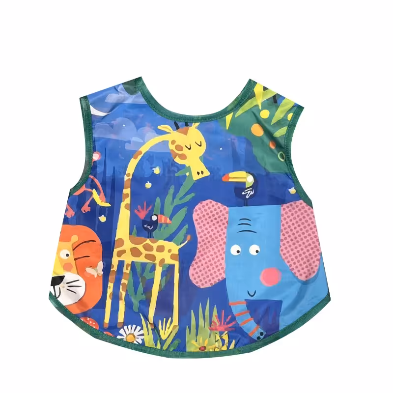 پیشبند  نوزاد حلقه ای پشت حوله ای فیل زرافه 