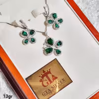 نیمست جواهرنقره عیار925 ابکاری رودیوم طلاضمانتی