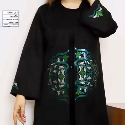 مانتو مجلسی سوییت سایز بزرگ مدل فتانه.موجودی سوال شود