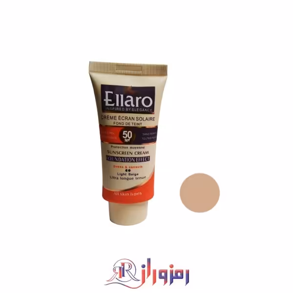 ضد آفتاب الارو Ellaro SPF50   با حجم 40میل