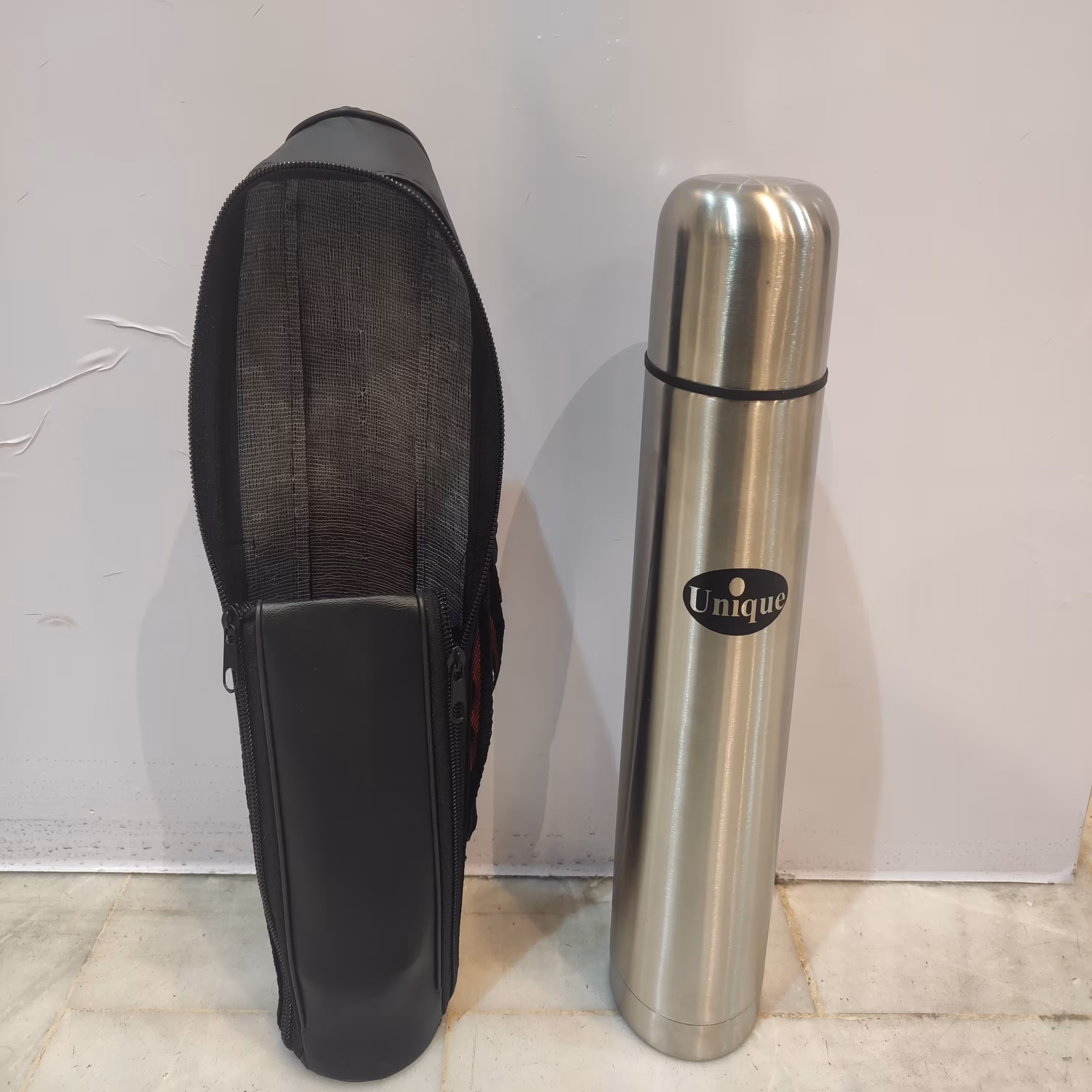 فلاسک یک لیتر یونیک کاور دار فلاسک ساخت کشور المان بدنه استیل با نگهداری بالا  