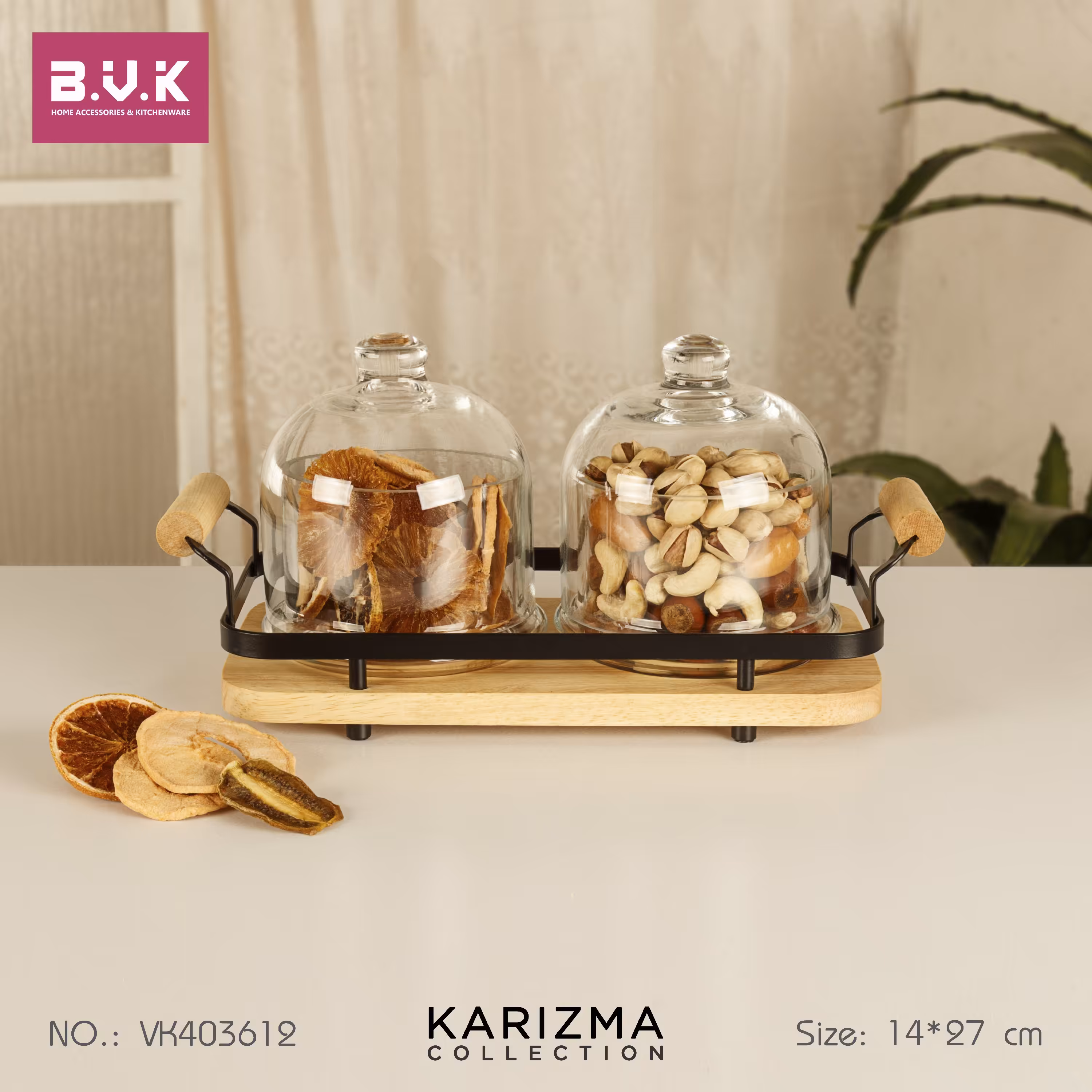 بانکه جفت قطر 10 بی وی کی VK403612 کاریزما مشکی