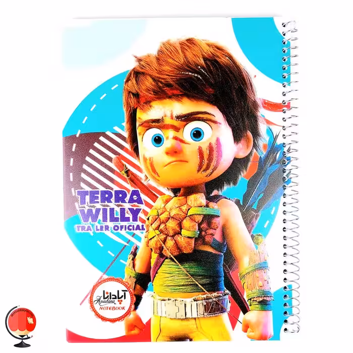 دفتر نقاشی 50 برگ سیمی طرح بچه فضایی برند آپادانا