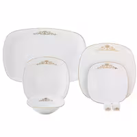 سرویس چینی 6 نفره کوئین طلایی