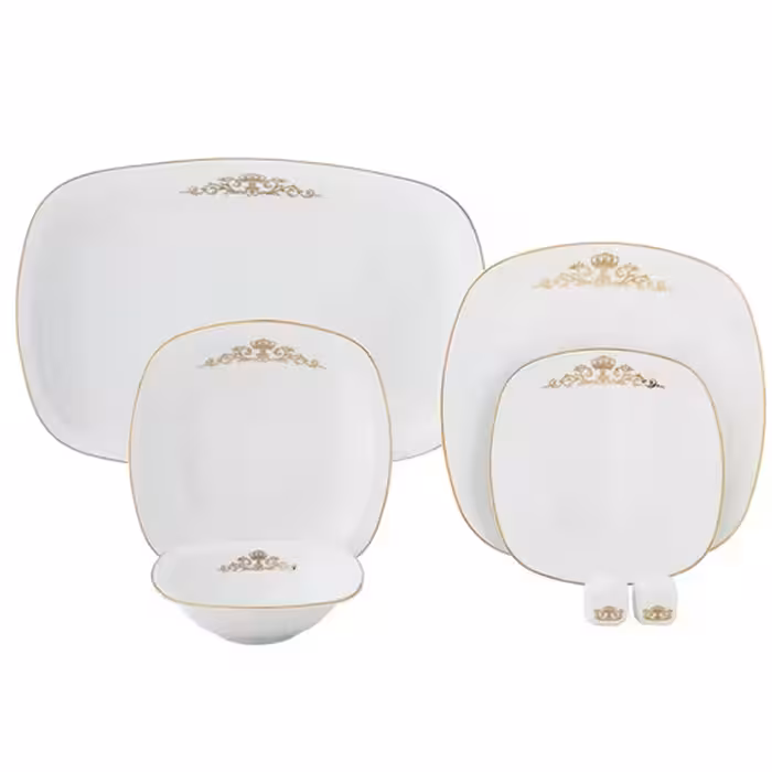 سرویس چینی 6 نفره کوئین طلایی