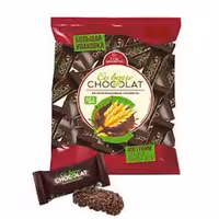 غلات بار رژیمی طعم شکلات تلخ کوبار روس بسته 1 کیلوگرم