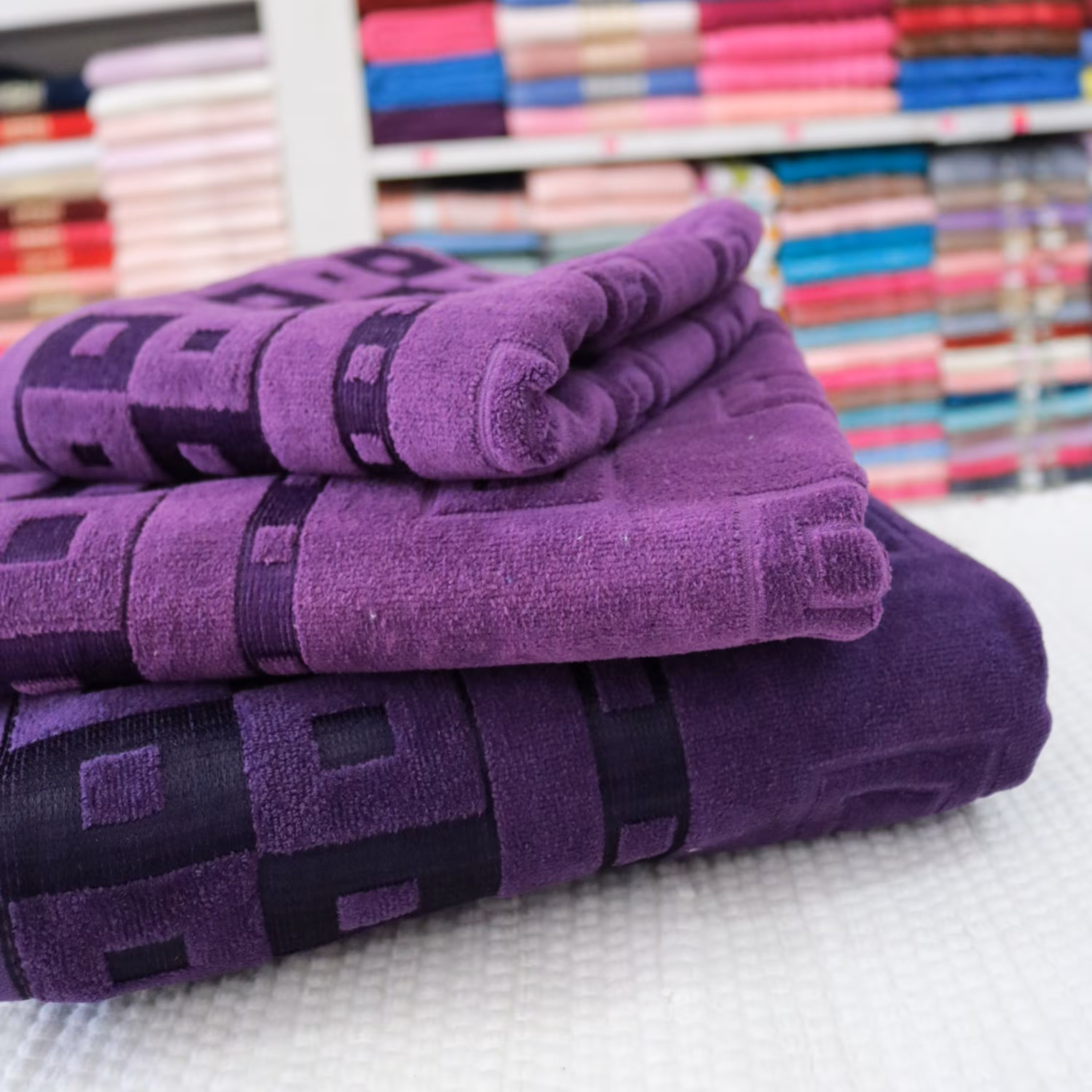 حوله حمامی ماندگار بنفش (634161)