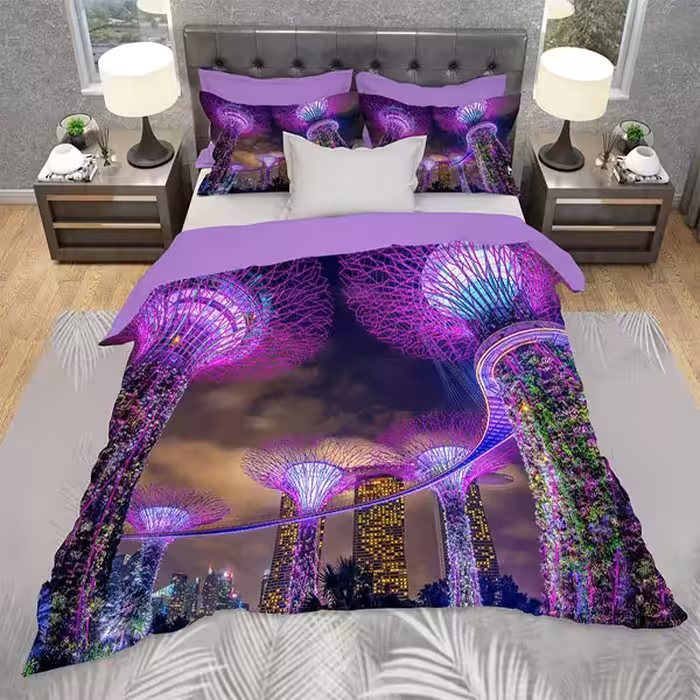 سرویس خواب کد A044 یکنفره 4 تیکه میکرو چاپ دیجیتال