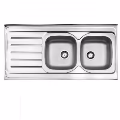 سینک نیمه فانتزی استیل البرز مدل 216 روکار