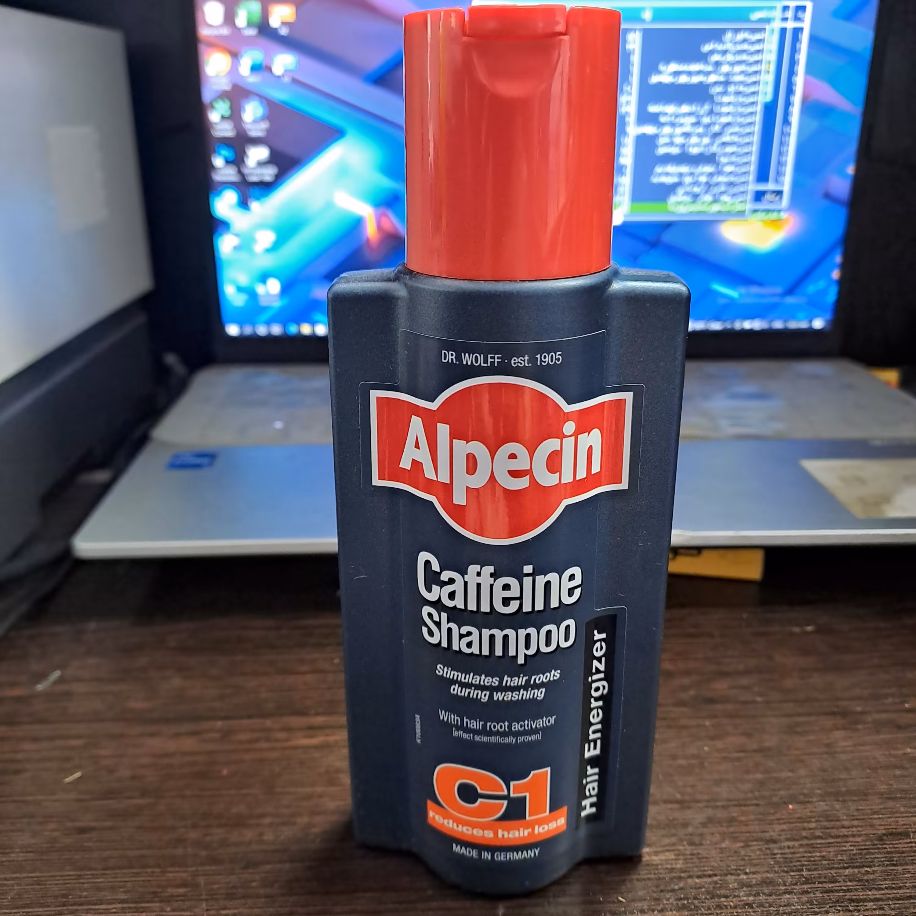 شامپو آلپسین سی وان 250 میلی کافئین دار و ضد ریزش Alpecin Caffeine Shampoo C1