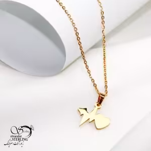 گردنبند استیل طرح قلب و ضربان